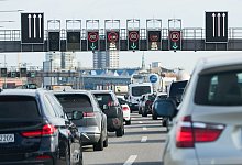 Stau am Elbtunnel - Georg Wendt/dpa