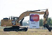 Spatenstich Chipwerk ESMC in Dresden - Sebastian Kahnert/dpa