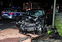 Der Suzuki Swift prallte auf der Kreuzung in den linksabbiegenden Polo einer 61-jährigen Bielefelderin, die wenig später starb. - Christian Mathiesen