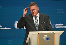 Maros Sefcovic - Ansgaar Haase/dpa