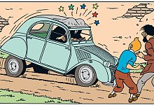 Tim und das Kultauto Citro&euml;n 2CV - Herg&eacute;/Mus&eacute;e National de l\\\'Automobile/dpa-tmn