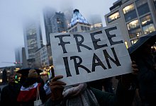 Solidarit&auml;t mit Protesten im Iran - Frankfurt am Main - Boris Roessler/dpa