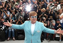 Elton John stellt den Film &laquo;Rocketman&raquo; in Cannes vor. - Joel C Ryan/Invision/AP/dpa