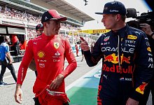 Der Punktekampf zwischen Charles Leclerc (l) und Red-Bull-Champion Max Verstappen geht auch in Barcelona weiter. - Joan Monfort/AP/dpa