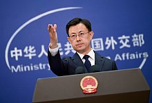 Chinas Außenamtssprecher Guo Jiakun - Johannes Neudecker/dpa