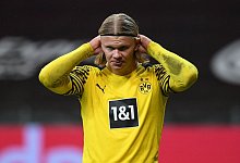 Der BVB muss weiter auf seinen Topst&uuml;rmer Erling Haaland verzichten. - Arne Dedert/dpa