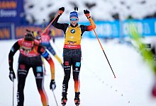 Biathlon-Weltcup in Hochfilzen - Matthias Schrader/AP/dpa