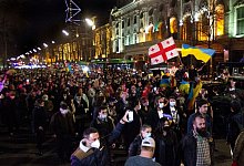 Proteste in Georgien - Foto: Shakh Aivazov/AP/dpa
