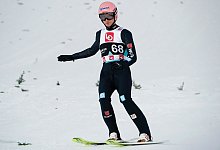 Karl Geiger und das deutsche Mixed-Team mussten sich am Holmenkollen deutlich geschlagen geben. - Terje Bendiksby/NTB/dpa/Archiv