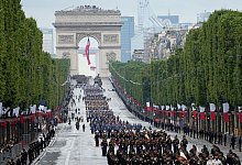 Nationalfeiertag in Frankreich - Foto: Michel Euler/Pool AP/dpa