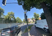 Die Ampel an der Bundesstra&szlig;e/Einm&uuml;ndung Tecklenburger Weg f&auml;llt noch bis auf unbestimmte Zeit aus. - Burkhard Hoeltzenbein