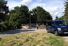 In diesem Bereich wurde die Bombe gefunden. - Jobst L&uuml;deking