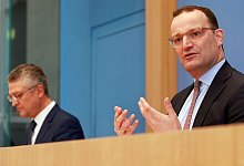 Press conference on German coronavirus disease (COVID-19) figures, in Berlin - REUTERS