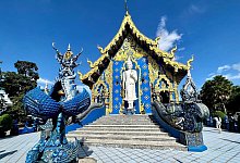 Blauer Tempel in Chiang Rai - Carola Frentzen/dpa/dpa-tmn