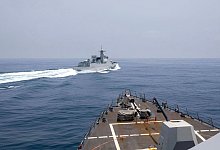 Chinesisches Marineschiff - Mass Communication Specialist 1s/U.S. Navy/AP/dpa