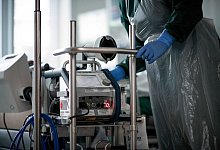 Corona-Intensivstation Universit&auml;tsklinikum Essen - Foto: Fabian Strauch/dpa