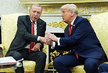 US-Präsident Trump empfängt türkischen Präsidenten Erdogan - Evan Vucci/AP/dpa