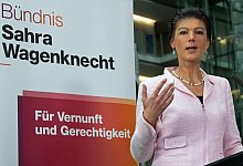 BSW-Parteichefin Sahra Wagenknecht - Jonathan Penschek/dpa