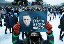 Nawalny-Protest - Foto: Dmitri Lovetsky/AP/dpa