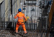 Bauarbeiter - Sven Hoppe/dpa