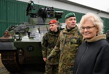 Lambrecht besucht Marder-Kompanie - Robert Michael/dpa