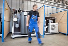 Wärmepumpe - Heizungsgesetz - Sebastian Christoph Gollnow/dpa