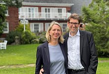 Botschafterin Bellmann und Botschafter L&uuml;ttenberg in Ottawa - Benno Schwinghammer/dpa