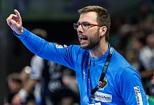 Berlins Trainer Jaron Siewert - Andreas Gora/dpa