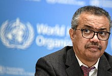 WHO-Beratungen zu neuer Corona-Variante - Foto: Fabrice Coffrini/KEYSTONE/AFP POOL/dpa