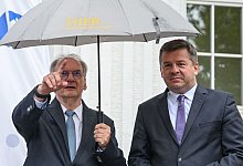 Landesregierung Sachsen-Anhalt - Haseloff und Schulze - Hendrik Schmidt/dpa