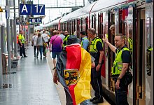 Bahnfahren w&auml;hrend der EM - Andreas Arnold/dpa