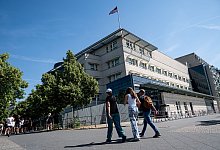 US-Botschaft in Berlin. - Fabian Sommer/dpa