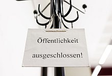 &Ouml;ffentlichkeit ausgeschlossen - Friso Gentsch/dpa