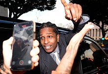 Rapper A$AP Rocky vor Gericht - Damian Dovarganes/AP/dpa