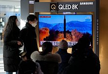 Rakententest - Foto: Ahn Young-Joon/AP/dpa