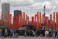 Kriegstroph&auml;en in Moskau - Ulf Mauder/dpa