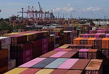 Welthandel schrumpft wegen US-Zöllen - Natacha Pisarenko/AP/dpa