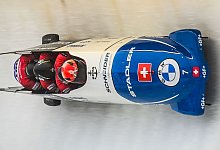 Schweizer Bob von Michael Vogt - Robert Michael/dpa