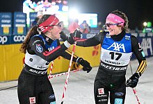 Laura Gimmler und Coletta Rydzek - Hendrik Schmidt/dpa