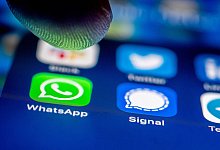 Whatsapp und Signal - Foto: Zacharie Scheurer/dpa