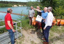 Baden im Baggersee - Dieter Asbrock