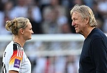 Alexandra Popp und Horst Hrubesch - Sebastian Christoph Gollnow/dpa