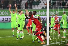 VfL Wolfsburg - 1. FC K&ouml;ln - Foto: Swen Pf&ouml;rtner/dpa