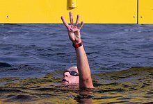 Schwimm-WM in Singapur - Freiwasser - Vincent Thian/AP/dpa