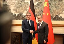 Deutsche Delegation zu au&szlig;enpolitischen Gespr&auml;chen in China - Johannes Neudecker/dpa
