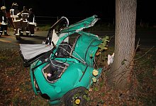 In zwei Teile gerissen - Feuerwehr Delbrück