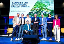 Hamburg stellt Konzept für Olympia-Bewerbung vor - Daniel Bockwoldt/dpa