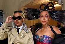 Naomi Osaka (r) und Cordae Dunston - Evan Agostini/Invision via AP/dpa