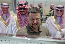 Selenskyj in Saudi Arabien - -/SPA/dpa