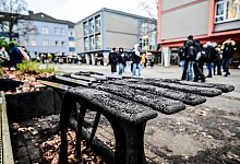 Vandalismus Max-Planck-Gymnasium ** NUR F?R REDAKTIONELLE ZWECKE ** EDITORIAL USE ONLY **Randali - IMAGO/Funke Foto Services